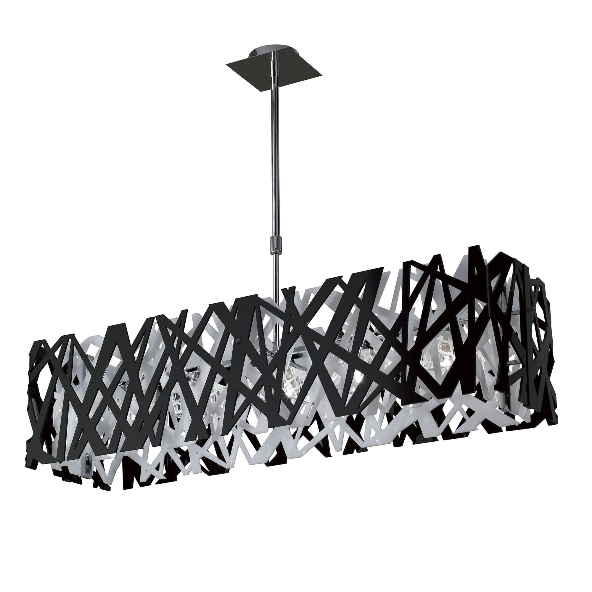 M1285  Tokio Rectangular Pendant 5 Light